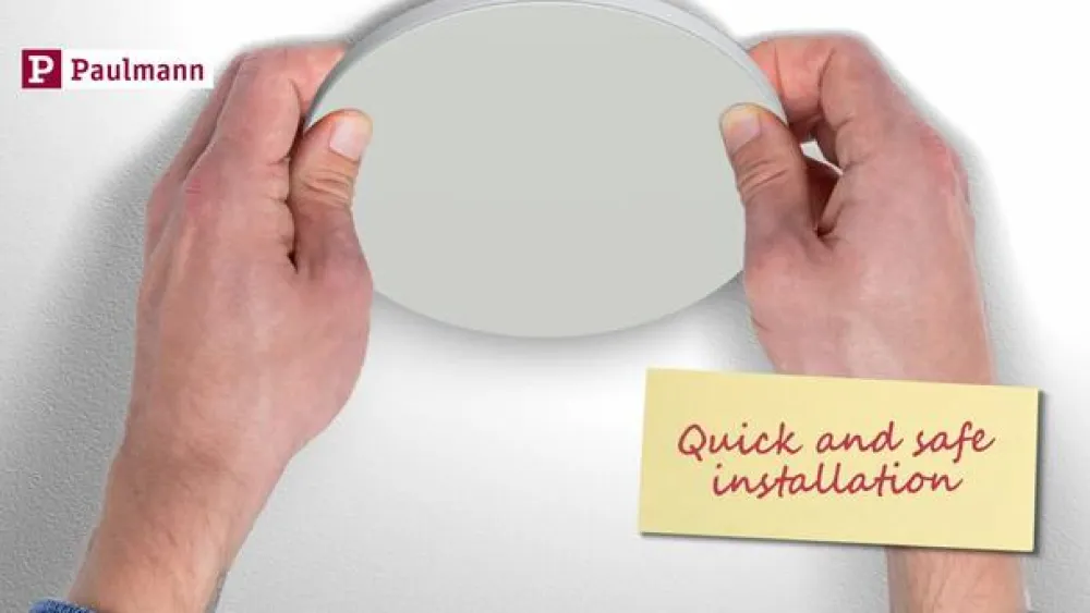 Paulmann Veluna Edge LED indbygget IP44 4.000K Ø 9cm