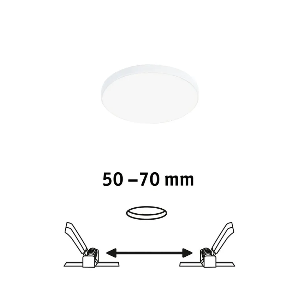 Paulmann Veluna Edge LED indbygget IP44 4.000K Ø 9cm