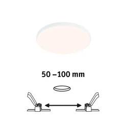 Veluna Edge LED indbygget IP44 3.000K Ø 12cm^Paulmann Clearance