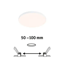 Veluna Edge LED indbygget IP44 3.000K Ø 12cm^Paulmann Clearance