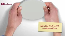 Veluna Edge LED indbygget IP44 4.000K Ø 12cm^Paulmann Sale