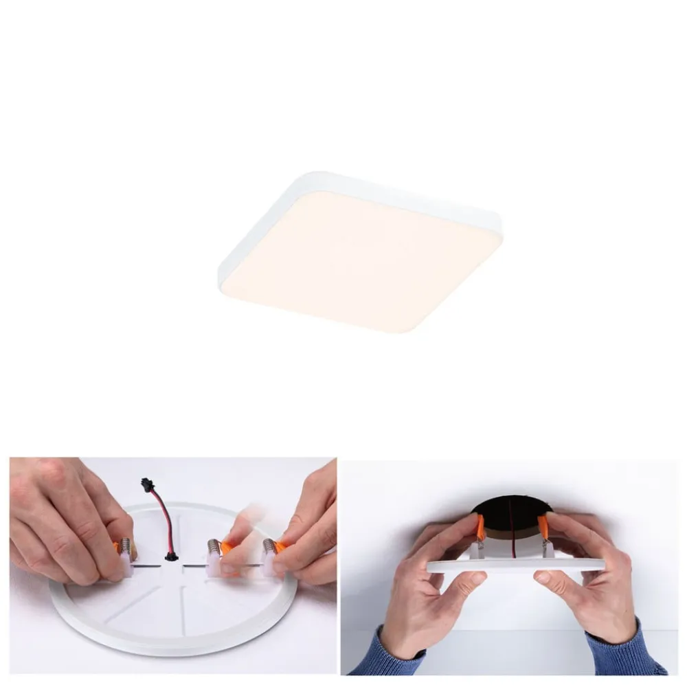 Paulmann Veluna Edge LED indbygget IP44 3000K 9x9cm