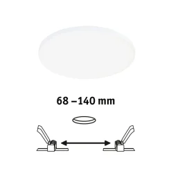 Paulmann Veluna Edge LED indbygget IP44 4.000K Ø 16cm