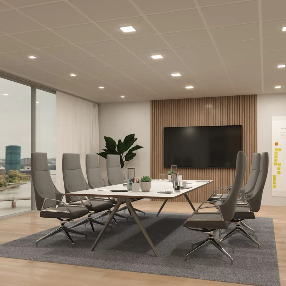 Paulmann Veluna Edge LED til indbygning IP44 3000K 12x12cm