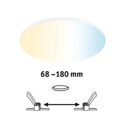 Veluna Edge ZigBee CCT rund Ø 20cm^Paulmann Hot
