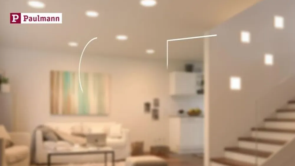 Paulmann Veluna LED 4.000 K 12,5x12,5