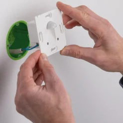 Paulmann Wall indbygningslampe, sensor kantet hvid