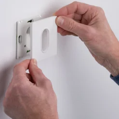 Paulmann Wall indbygningslampe, sensor kantet hvid