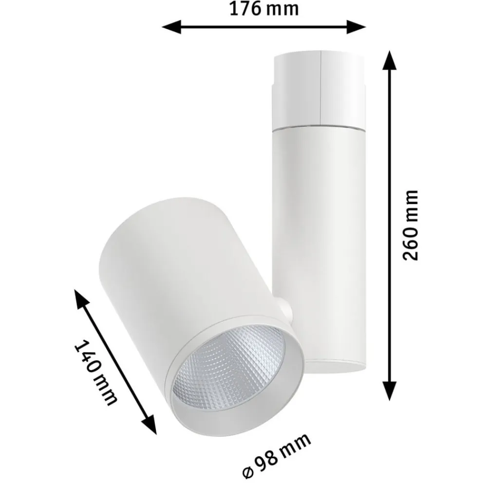 Paulmann Zeuz URail Spot 4.000K 39° hvid mat