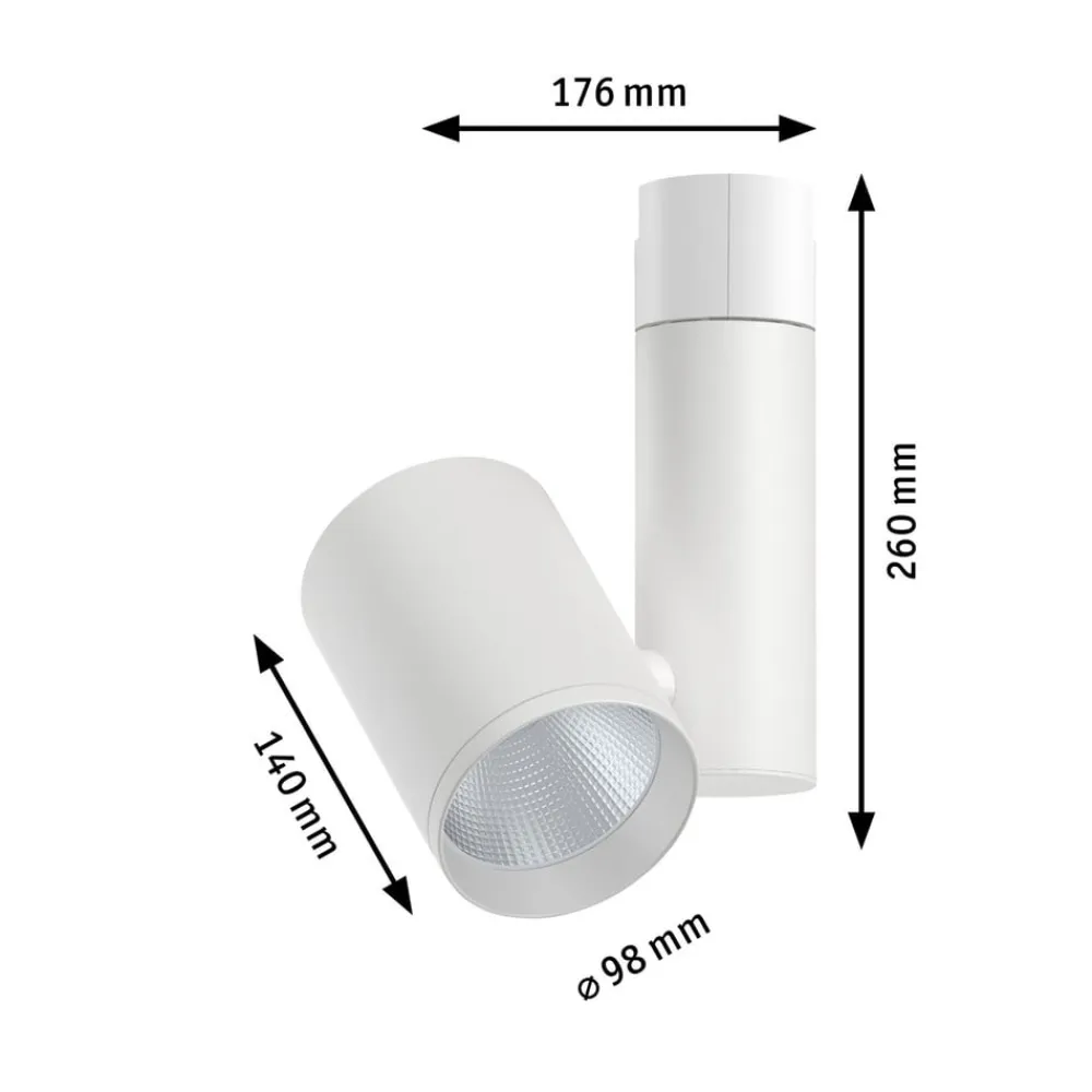 Paulmann Zeuz URail Spot 4.000K 39° hvid mat