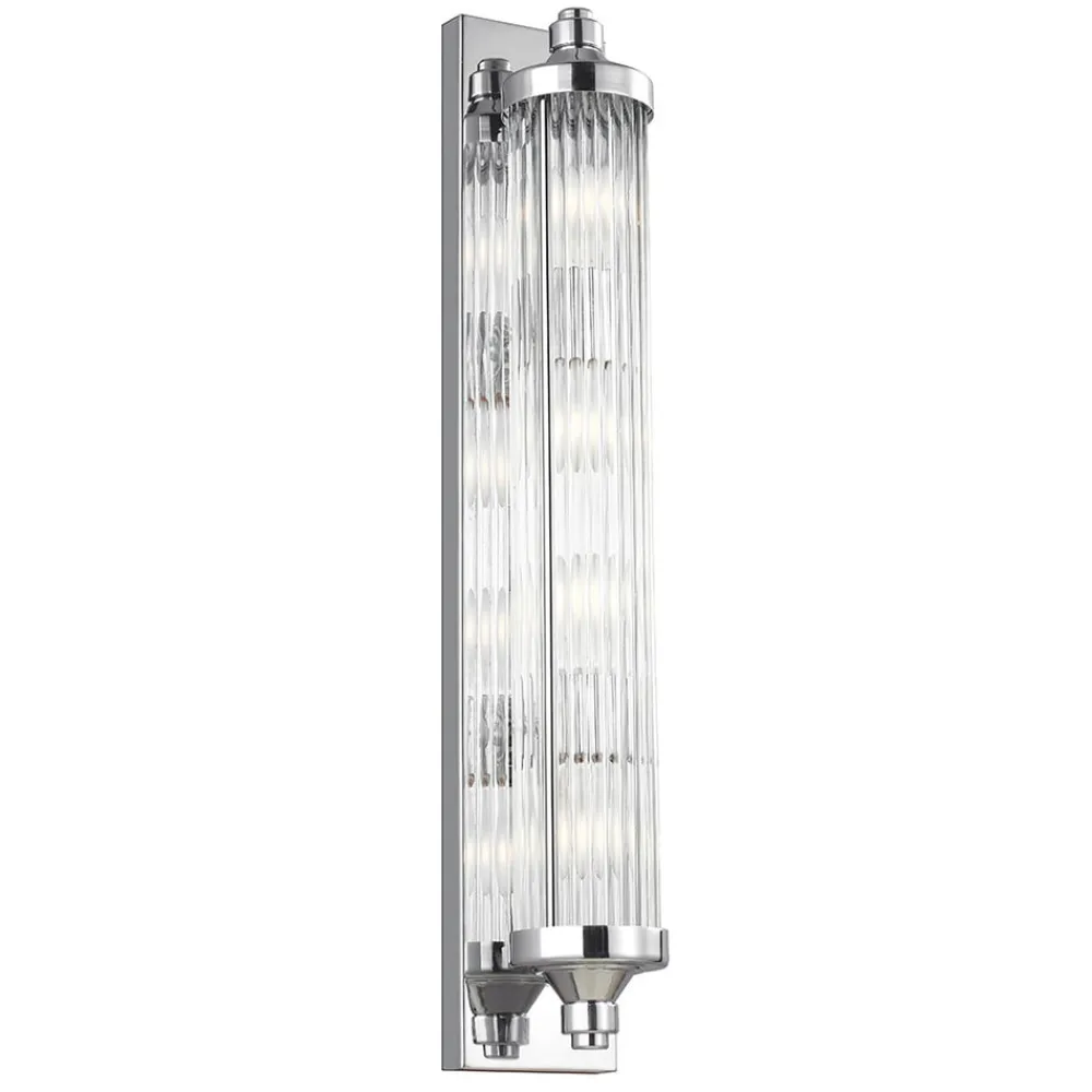 FEISS Væg- Og Spejllamper>Paulson LED-væglampe IP44, 1 lyskilde højde 73,7cm