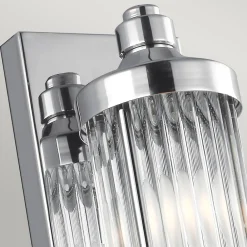 FEISS Væg- Og Spejllamper>Paulson LED-væglampe IP44, 1 lyskilde højde 73,7cm