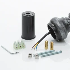 LCD Peggy gadelampe med kobber