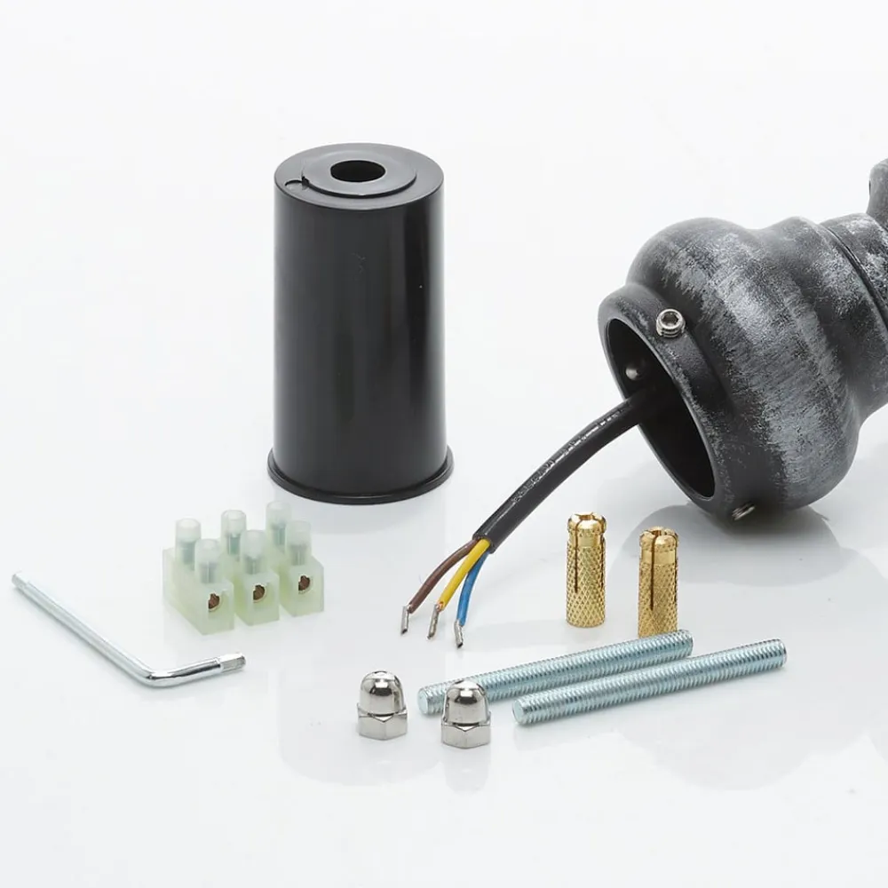 LCD Peggy gadelampe med kobber