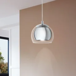 Pendel Rocamar 1-lys i krom^EGLO Best