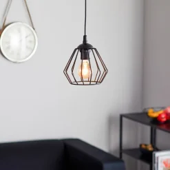 HELAM Pendellamper>Pendellampe Agat sort, 1 lyskilde