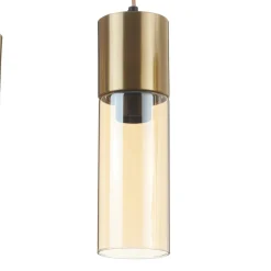 Globo Pendellampe Annika med 4 lyskilder og glasskærme