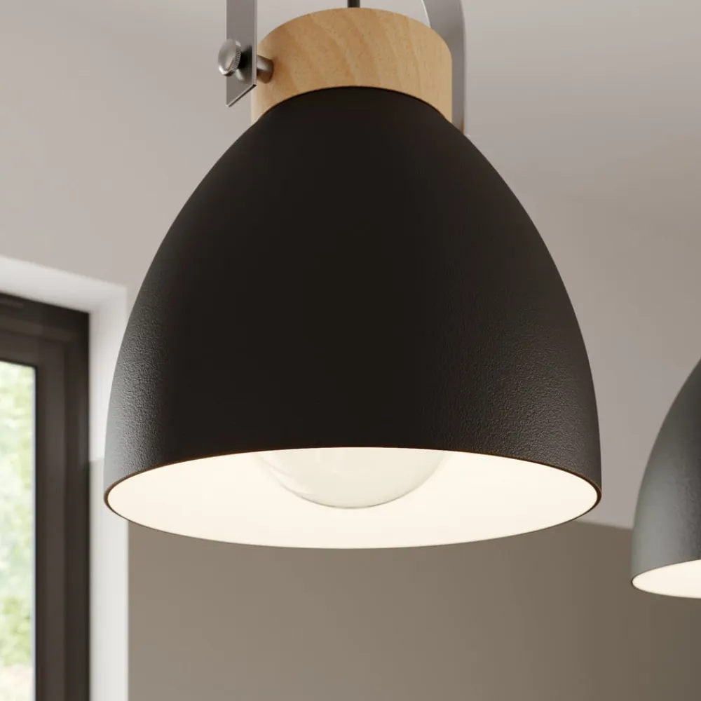 Lamkur Pendellampe Bergen, 2 lyskilder, grafit