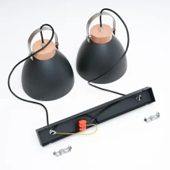 Lamkur Pendellampe Bergen, 2 lyskilder, grafit