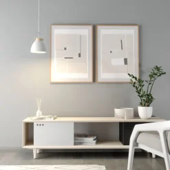 Lamkur Pendellampe Bergen, 1 lyskilde, hvid