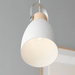 Lamkur Pendellampe Bergen, 1 lyskilde, hvid