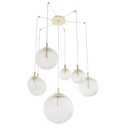 Pendellampe Cadix i glas, 7 lyskilder^TK Lighting Online