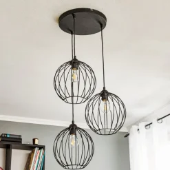 HELAM Pendellamper|Pendellamper>Pendellampe Cumera, 3 lyskilder, rund