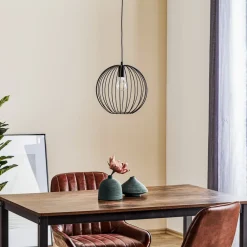 Pendellampe Cumera med burskærm, Ø 30 cm^HELAM