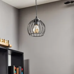 HELAM Pendellampe Cumera med burskærm, Ø 16 cm