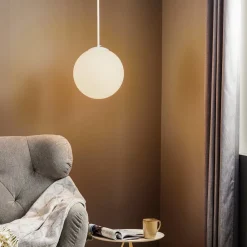 Pendellampe Dione, 1 lyskilde, hvid, 30 cm^ALDEX Discount