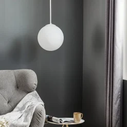 Pendellampe Dione, 1 lyskilde, hvid, 30 cm^ALDEX Discount