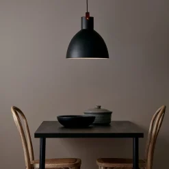 Pendellampe Eagle med metalskærm Ø 35 cm sort^Markslöjd New