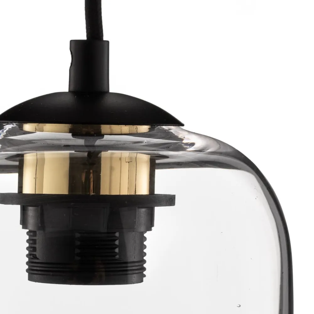 Argon Pendellamper|Pendellamper>Pendellampe Kaja med lang, klar glasskærm