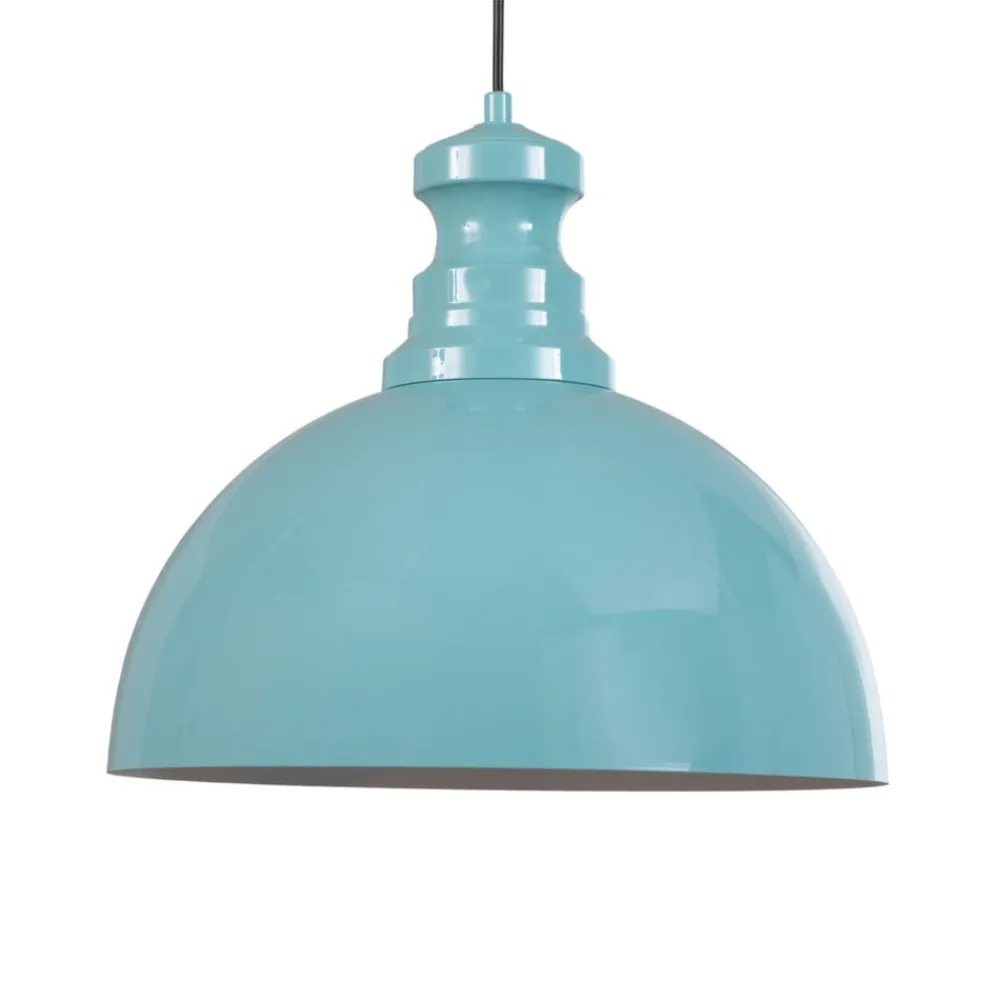 Opviq Pendellamper|Pendellamper>Pendellampe Kure, turkis, metal, Ø 40 cm E27