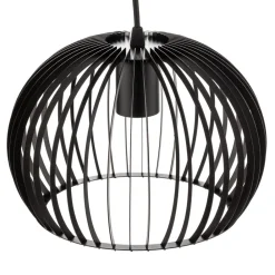 TEMAR LIGHTING Pendellampe Larus i sort stål, 3 lyskilder