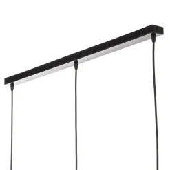 TEMAR LIGHTING Pendellampe Larus i sort stål, 3 lyskilder