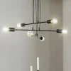 Pendellampe Multipo 6, 6 lyskilder i sort^EMIBIG LIGHTING Sale