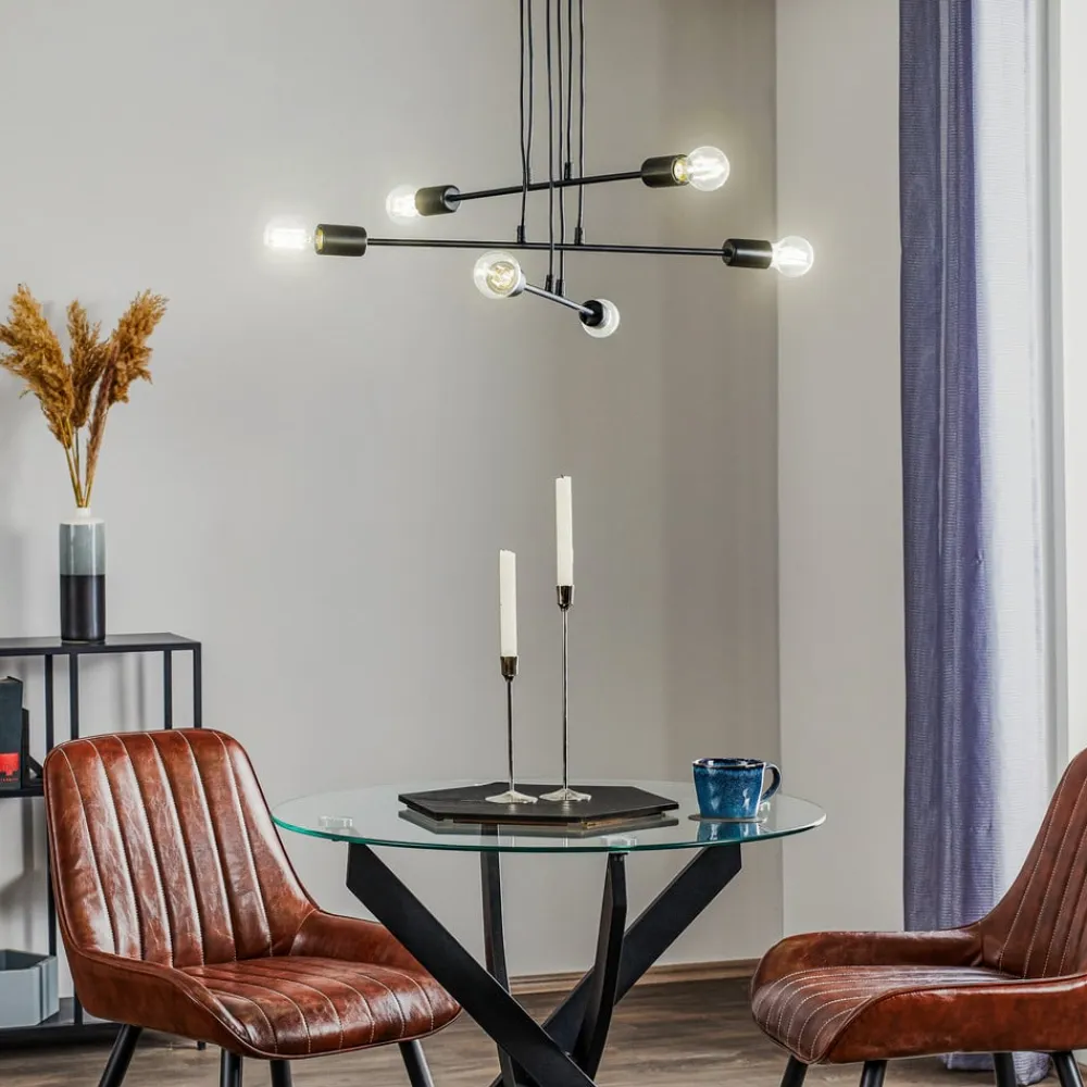 Pendellampe Multipo 6, 6 lyskilder i sort^EMIBIG LIGHTING Sale