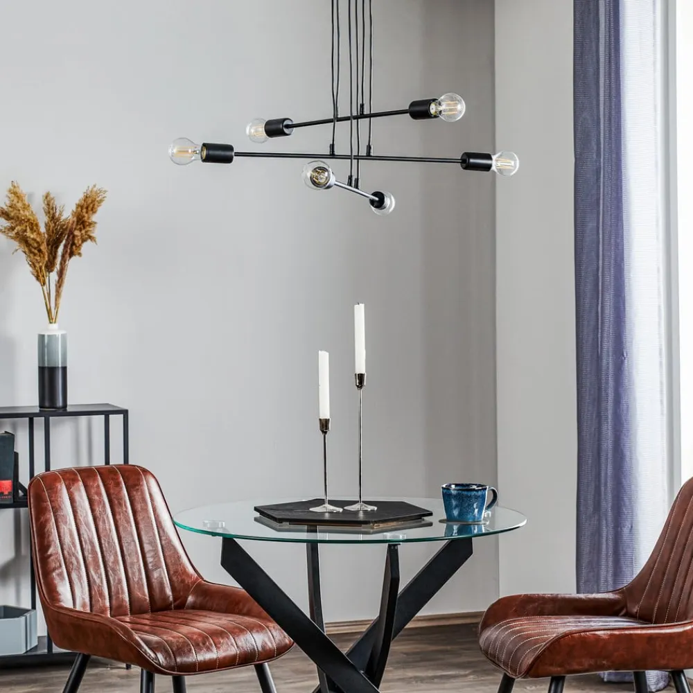 Pendellampe Multipo 6, 6 lyskilder i sort^EMIBIG LIGHTING Sale