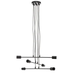 Pendellampe Multipo 6, 6 lyskilder i sort^EMIBIG LIGHTING Sale