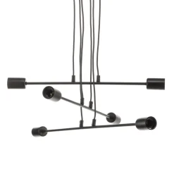 Pendellampe Multipo 6, 6 lyskilder i sort^EMIBIG LIGHTING Sale