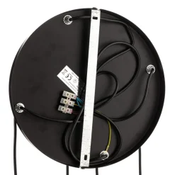 Pendellampe Starla rund 4 lyskilder grafit/amber/klar^EMIBIG LIGHTING Clearance