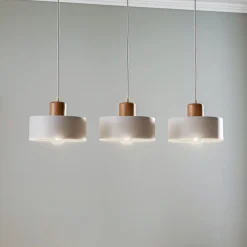 EMIBIG LIGHTING Pendellamper|Pendellamper>Pendellampe Tako, 3 lyskilder, hvid