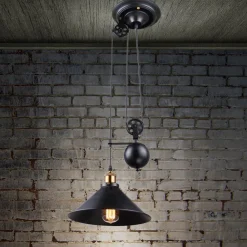 Globo Pendellampe Viktor med 1 lyskilde - højdejusterbar