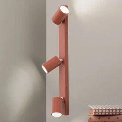 ORION Penn loftspot, koralrød, længde 60 cm, aluminium