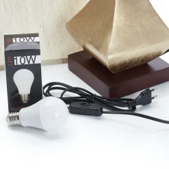 Schuller Valencia Påfaldende bordlampe Deco med forgyldt fod