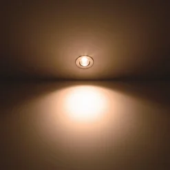 Philips Loftlamper>Dive LED-indbygningsspot IP65 rundt sølv