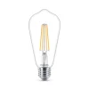 E27 LED-pære filament 4,3W 2.700K^Philips