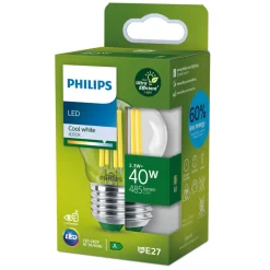 E27 LED-pære G45 2,3 W 485lm 4.000 K klar^Philips Hot