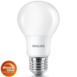 Philips E27 LED-pære WarmGlow 3,4 W mat, dæmpbar